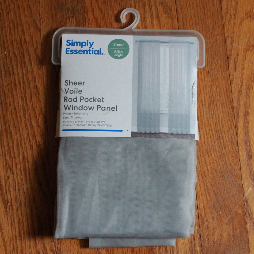 Simply Essential Sheer Window Panel